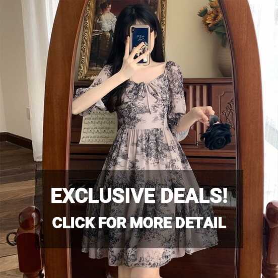 Alibhw summer dress for women puff sleeves dress dress for ...