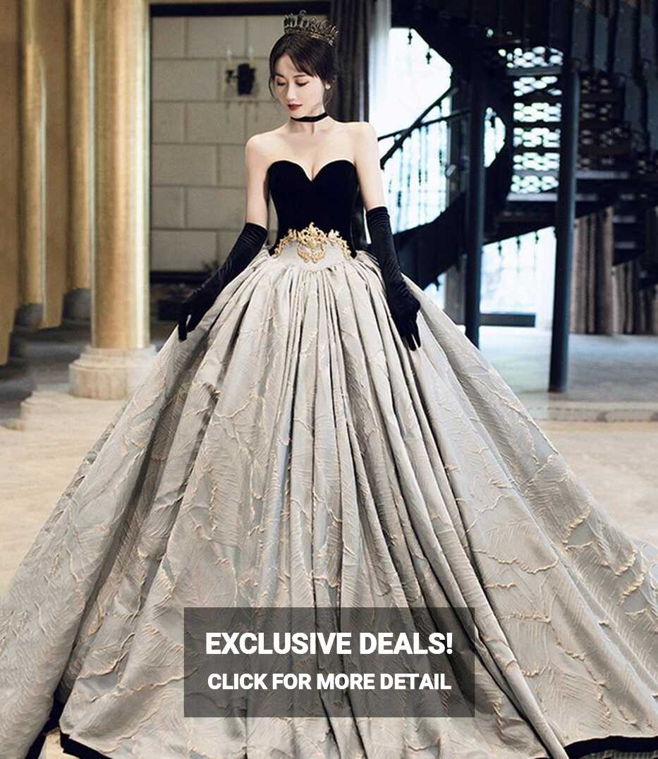 Amazing satin long ball gown dress formal dress