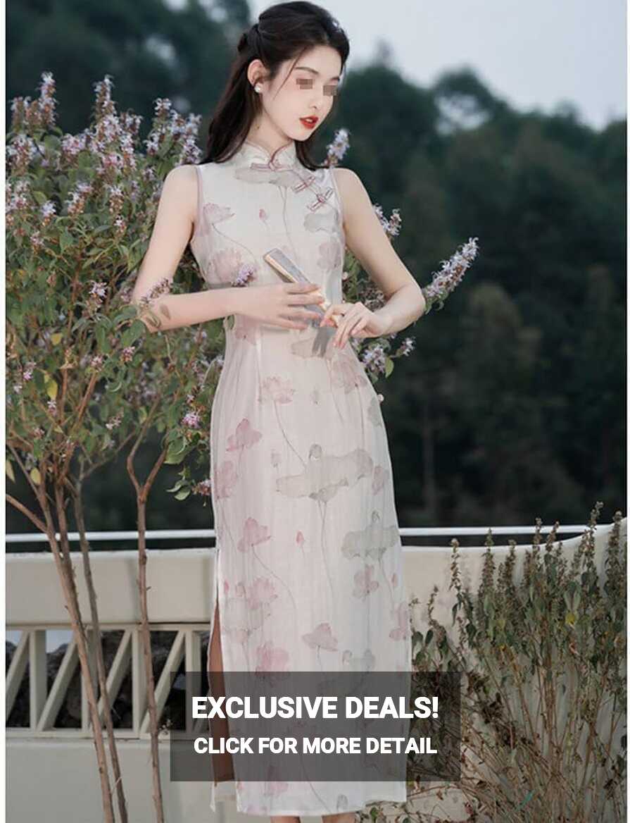 Amazon.co.jp: Women&#39;s Cheongsam Modern Chinese Clothing Qipao ...