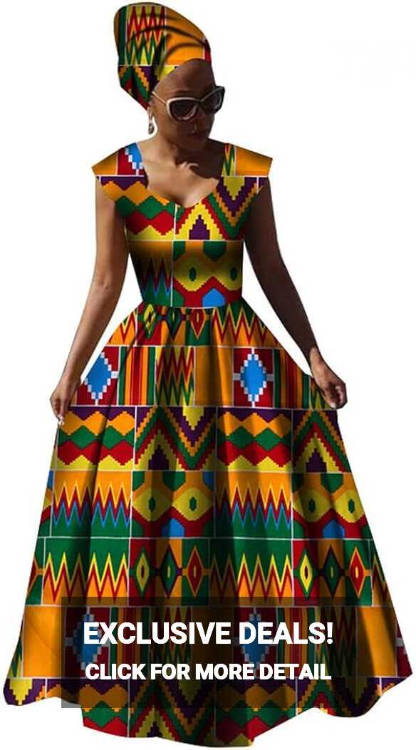 Amazon.com: African Dresses for Women Traditional African Clothing ...