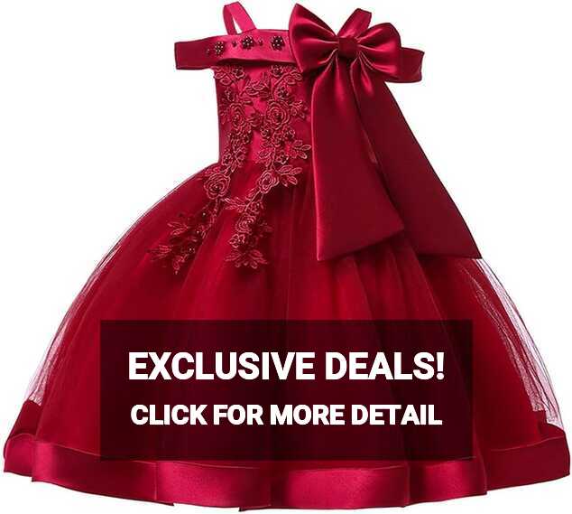 Amazon.com: Church Dresses for Little Girls Party Dress 4 Years ...