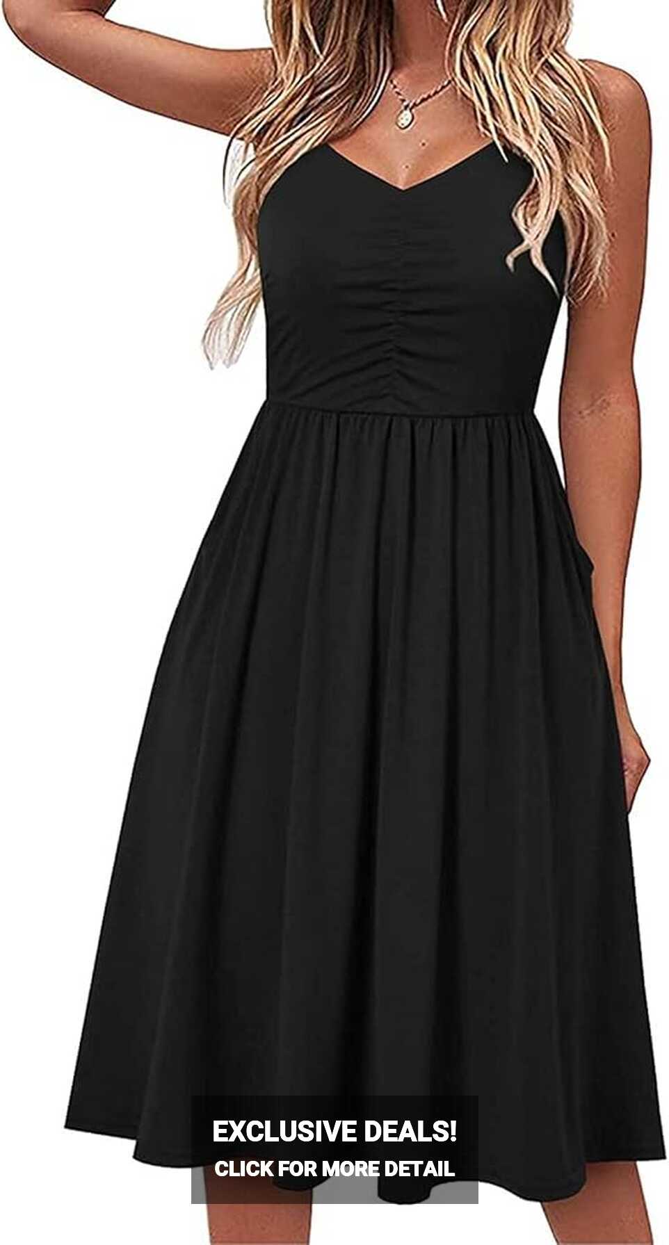 Amazon.com: Fall Flowy Dresses For Women Fall Casual Dresses For ...