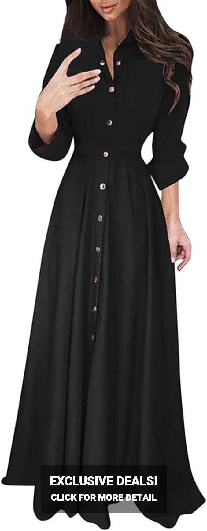 Amazon.com: Generic Women&#39;s 2024 Maxi Dress Casual Elegant Flowy ...