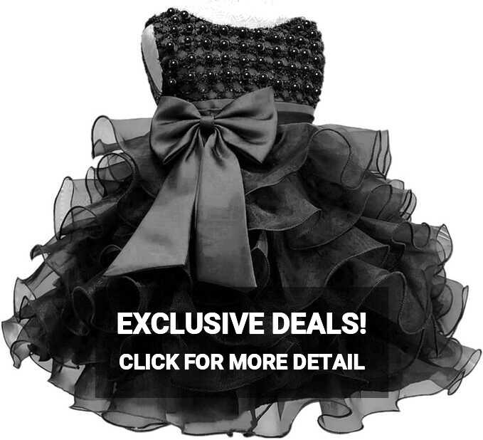 Amazon.com: Jup&#39;Elle Baby Girl Dresses Party Flower Girl Black ...