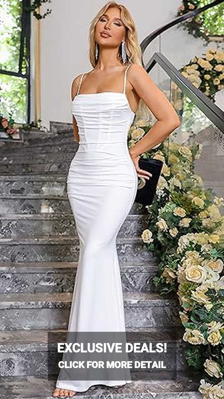 Amazon.com: Long White Dresses For Women