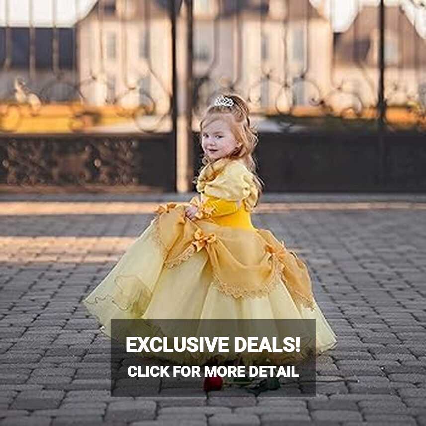 Amazon.com: MDYCW Puffy Princess Dress Off Shoulder Layered ...