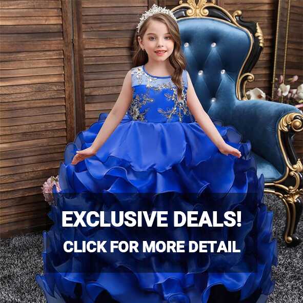 Amazon.com: Muzuld 2-15T Kids Girls Summer Tulle Sequins Glitter ...