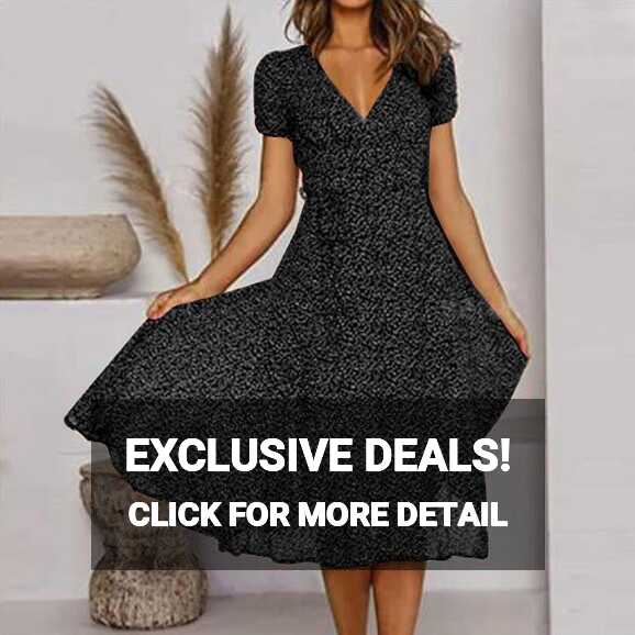 Amazon.com: Spring Summer Dresses for Women 2024 Trendy Casual ...