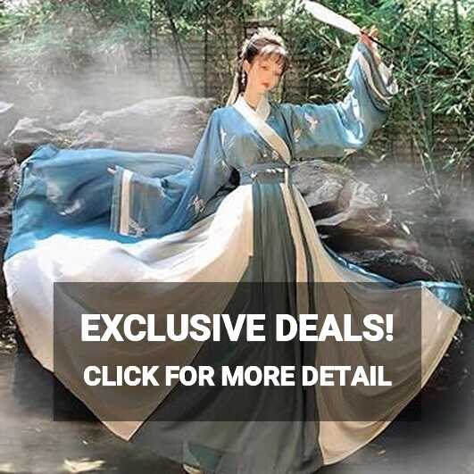 Amazon.com: Women&#39;s Hanfu Dress Ancient Chinese Traditional ...