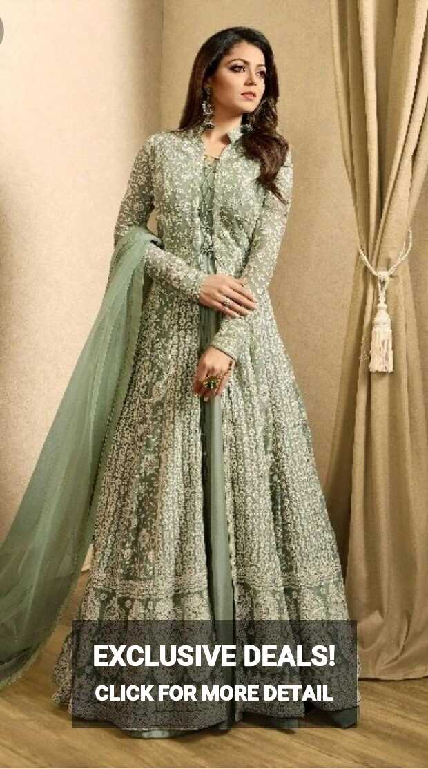 Anarkali Gown Dupatta, Wedding Wear, Indian Dress, Best Seller ...