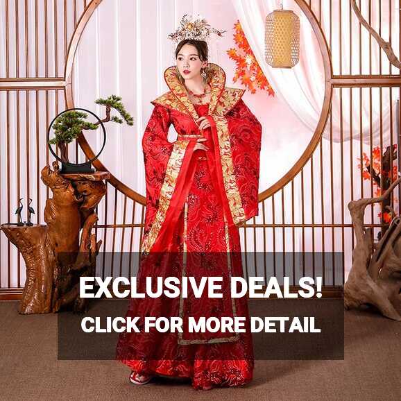 Ancient Costume Female Hanfu Palace Princess Lady Chinese Style ...