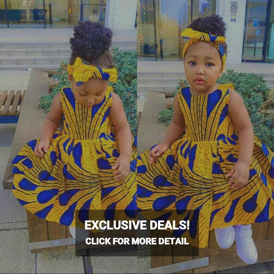 Ankara Baby Girl Dress , Handmade Princess Dress , African Baby ...