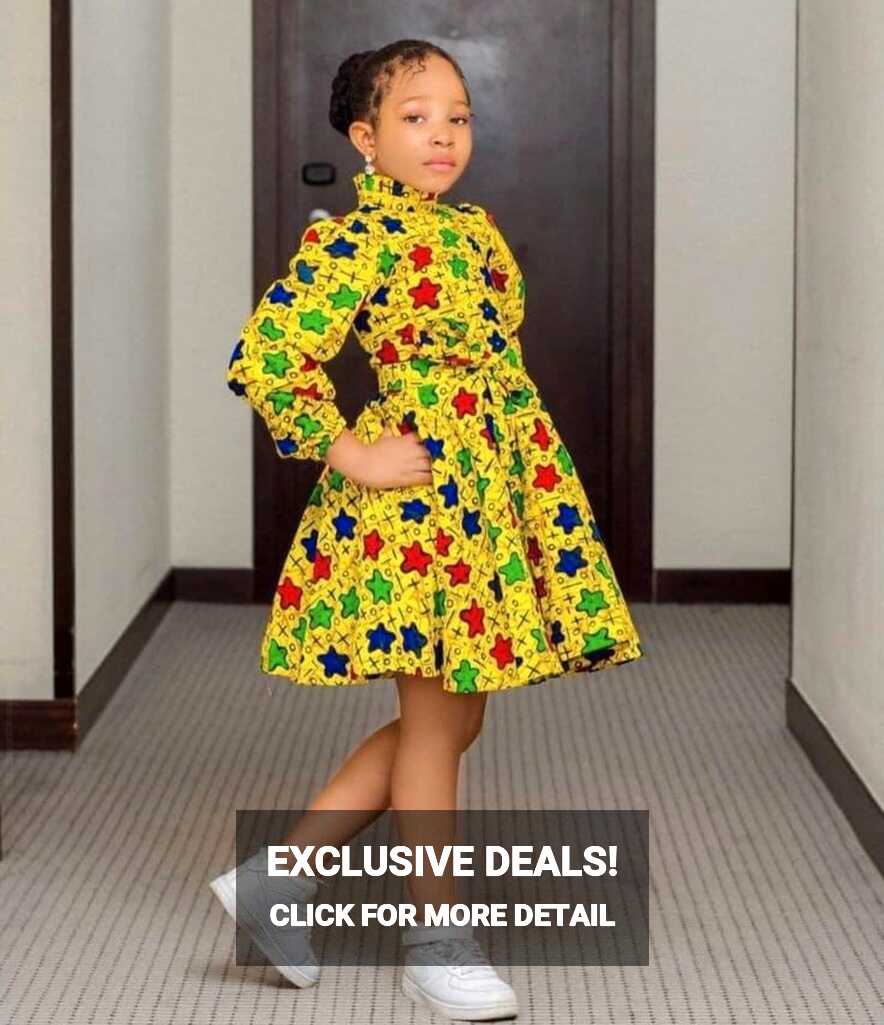 Ankara Dress, African Baby Girl Dress, by justkiddiesclothing ...