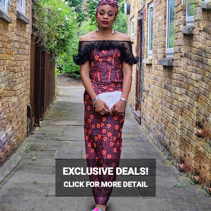 Ankara Gown Long Styles for Slim Ladies 2019 | Dezango