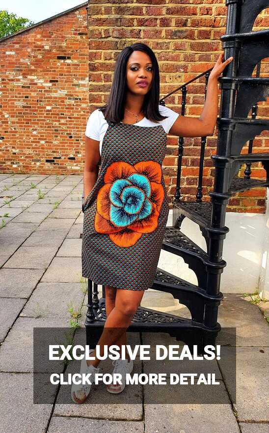 Ankara Pinafore Dress