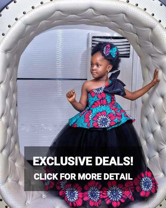 Ankara Tulle Dresses For Little Girls - AFROCOSMOPOLITAN