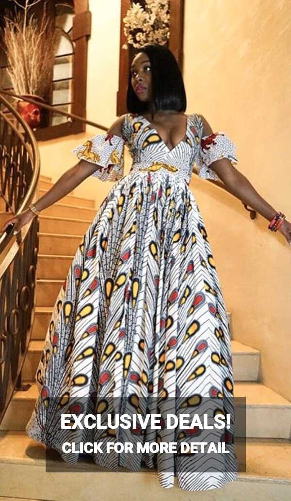 Ankara maxi dress by ibrahimwasiu99 - Long dresses - ANKA