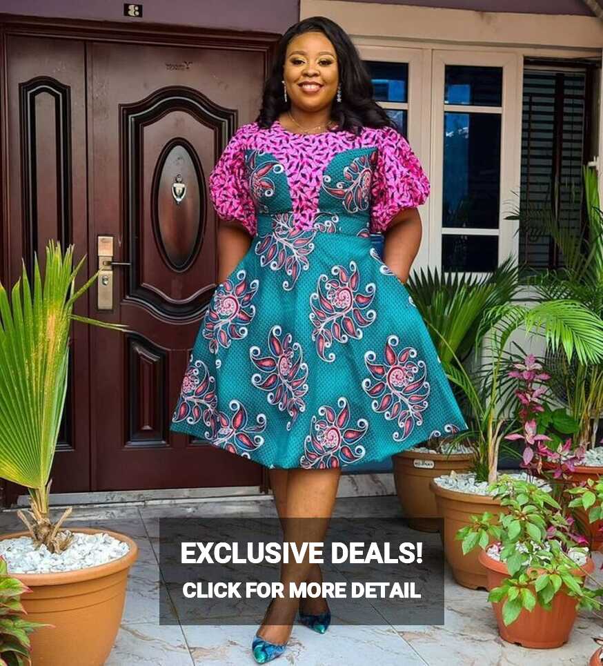 Ankara short gown