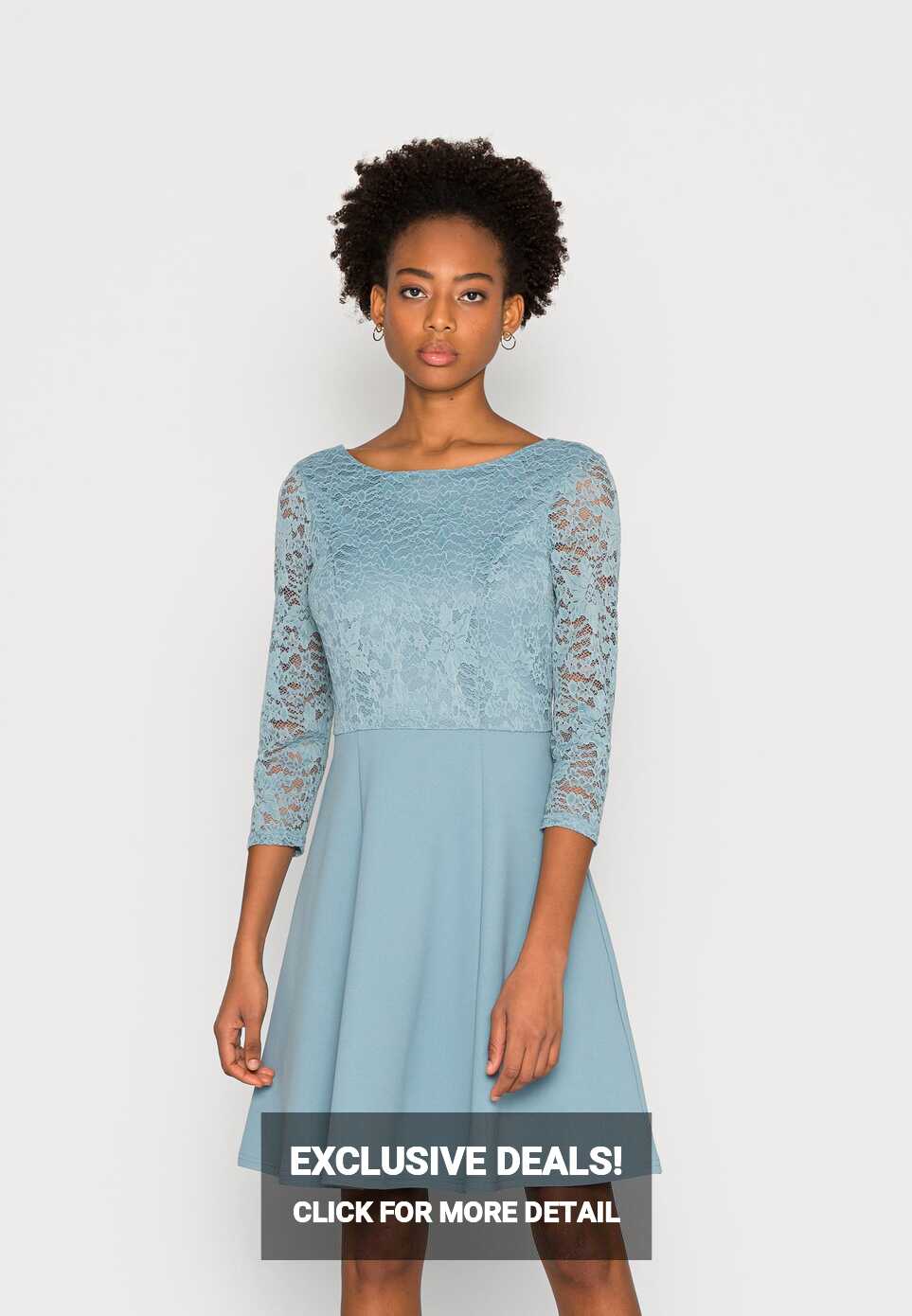 Anna Field Cocktail dress / Party dress - light blue - Zalando