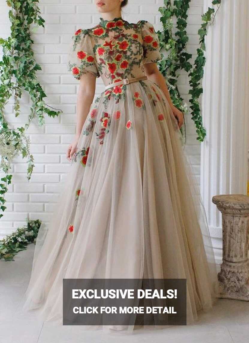 Anna Mesmerizing Floral Gown