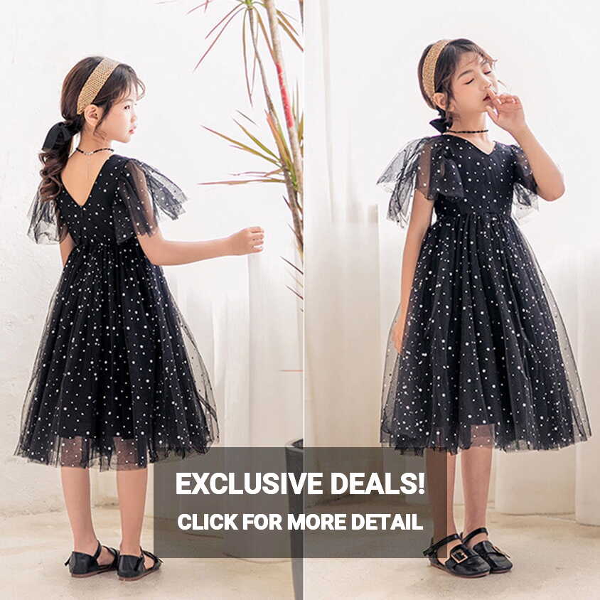 B91xZ Girls&#39; Dresses Kids Children Long Dresses For Girls Star ...