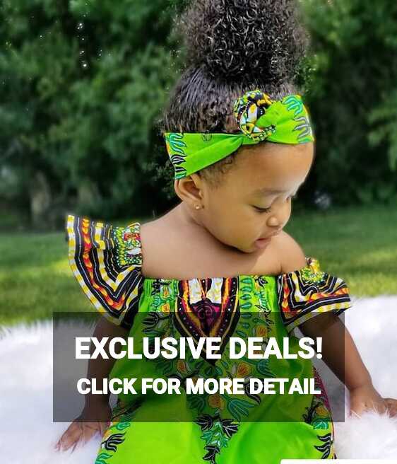 Baby African Clothing .african Bardot Dress. Baby off Shoulder ...