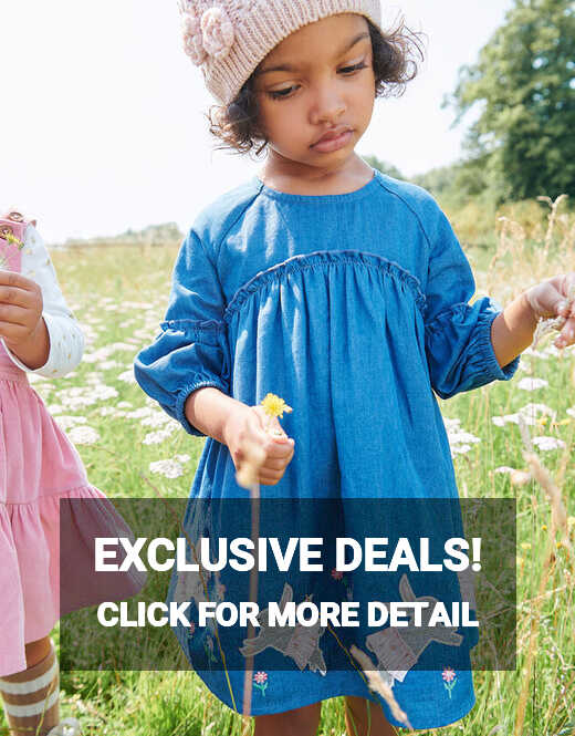 Baby Bunny Denim Dress Blue | Baby Girl Dresses | Monsoon Global.