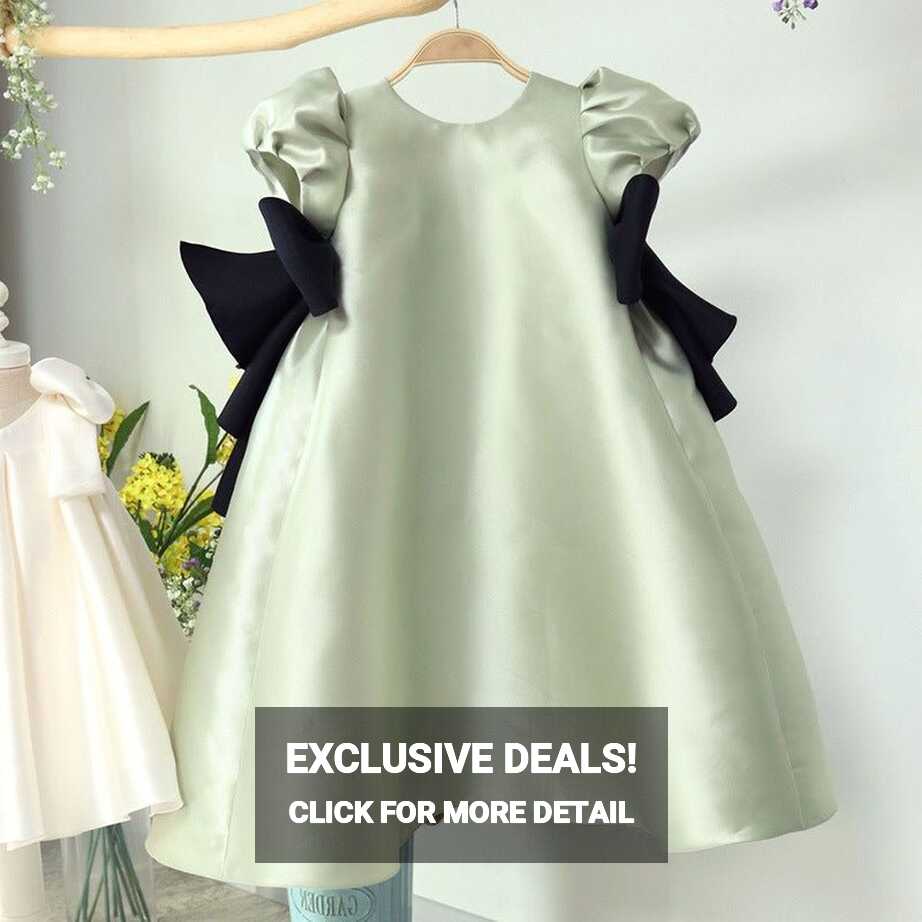 Baby Girl Cute green Dress – LITTLE BEDOUIN