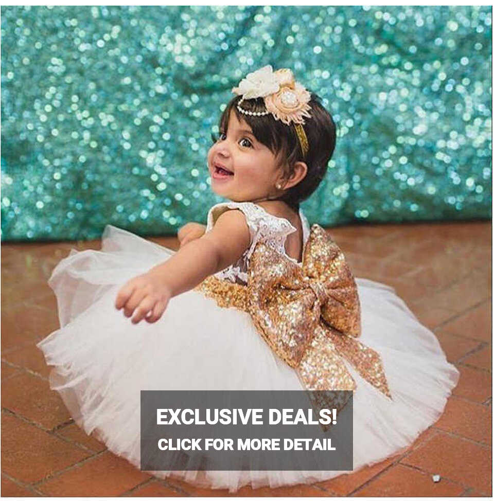 Baby Girl Dress 1 Year Birthday Toddler Girl Clothes Lace ...