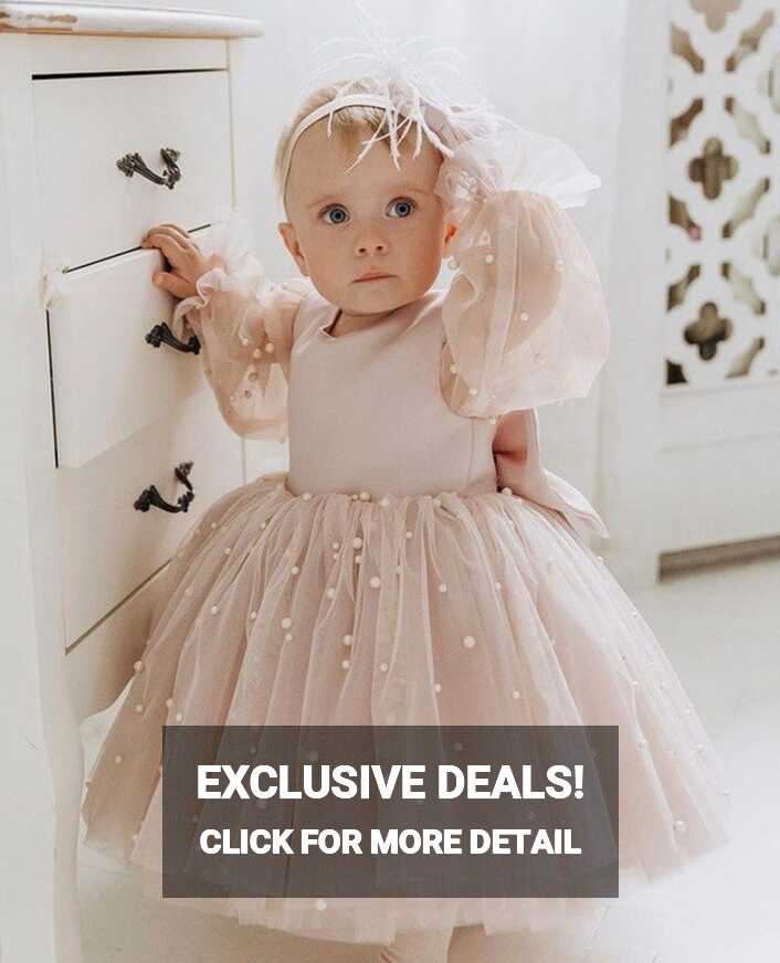 Baby Girl Dress Special Occasion, First Birthday Dress, Baby Girl ...