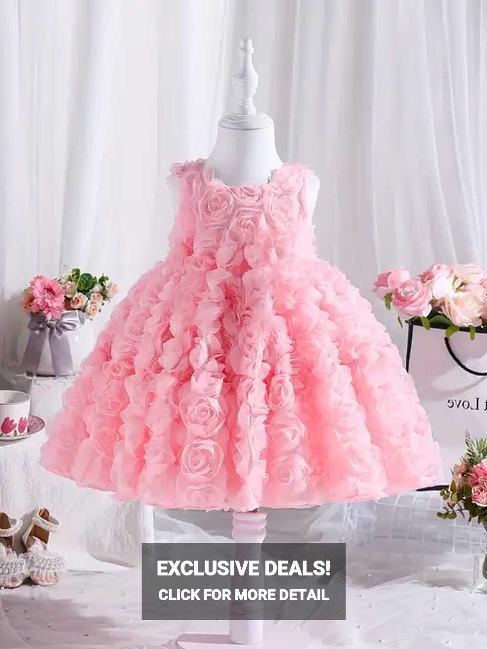 Baby Girl Party Dress - Temu United States