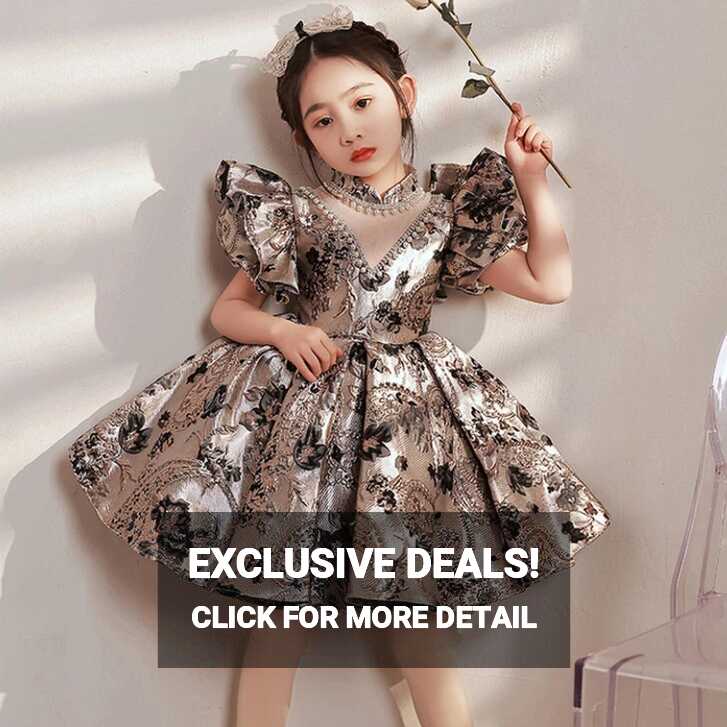 Baby Girls First Birthday Party Dress Luxury 2023 Designer Formal ...