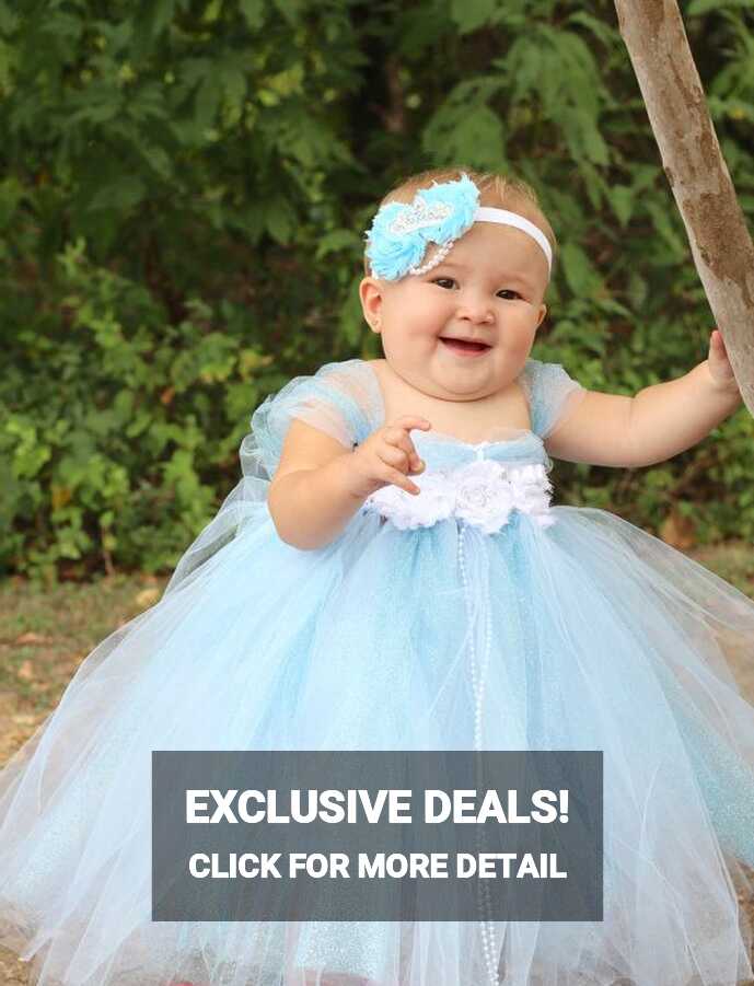 Beautiful Cinderella Tutu Dress Costume With Crown Headband for ...