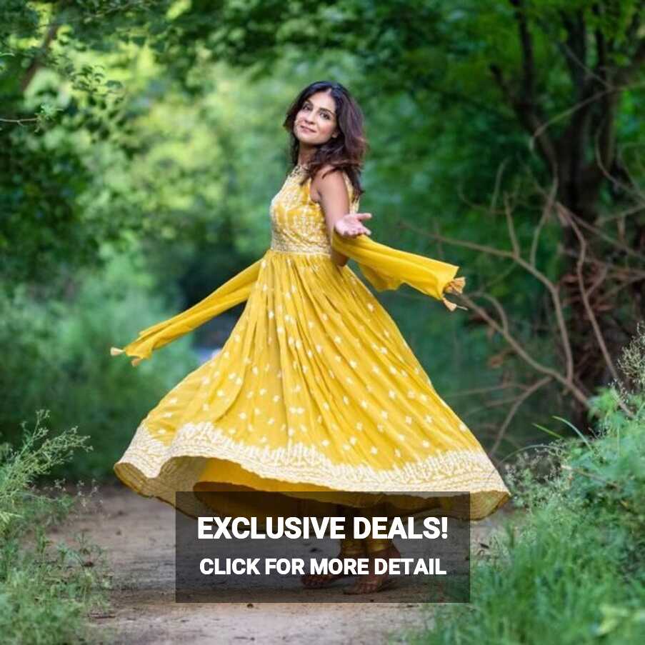 Beautiful Simple Dress For Haldi Function For Bride - Evilato