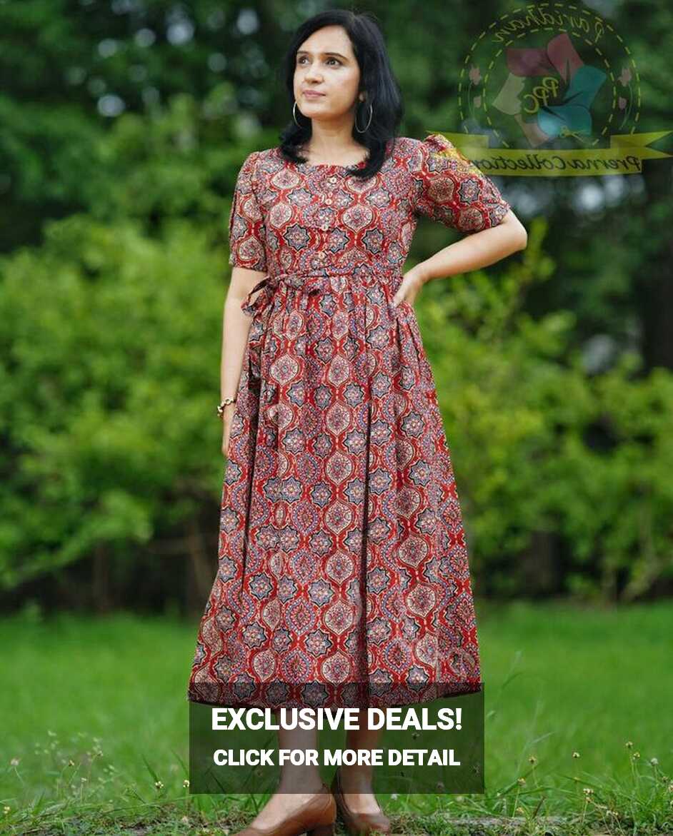 Beautiful casual cotton printed dress