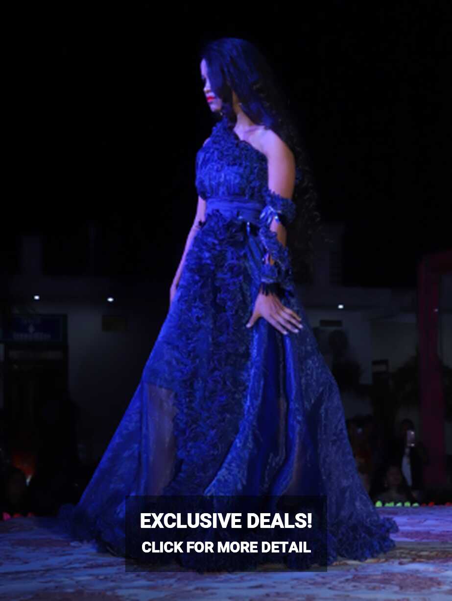 Beautiful designer one piece - heavy party wear dress | Anita jain Fas