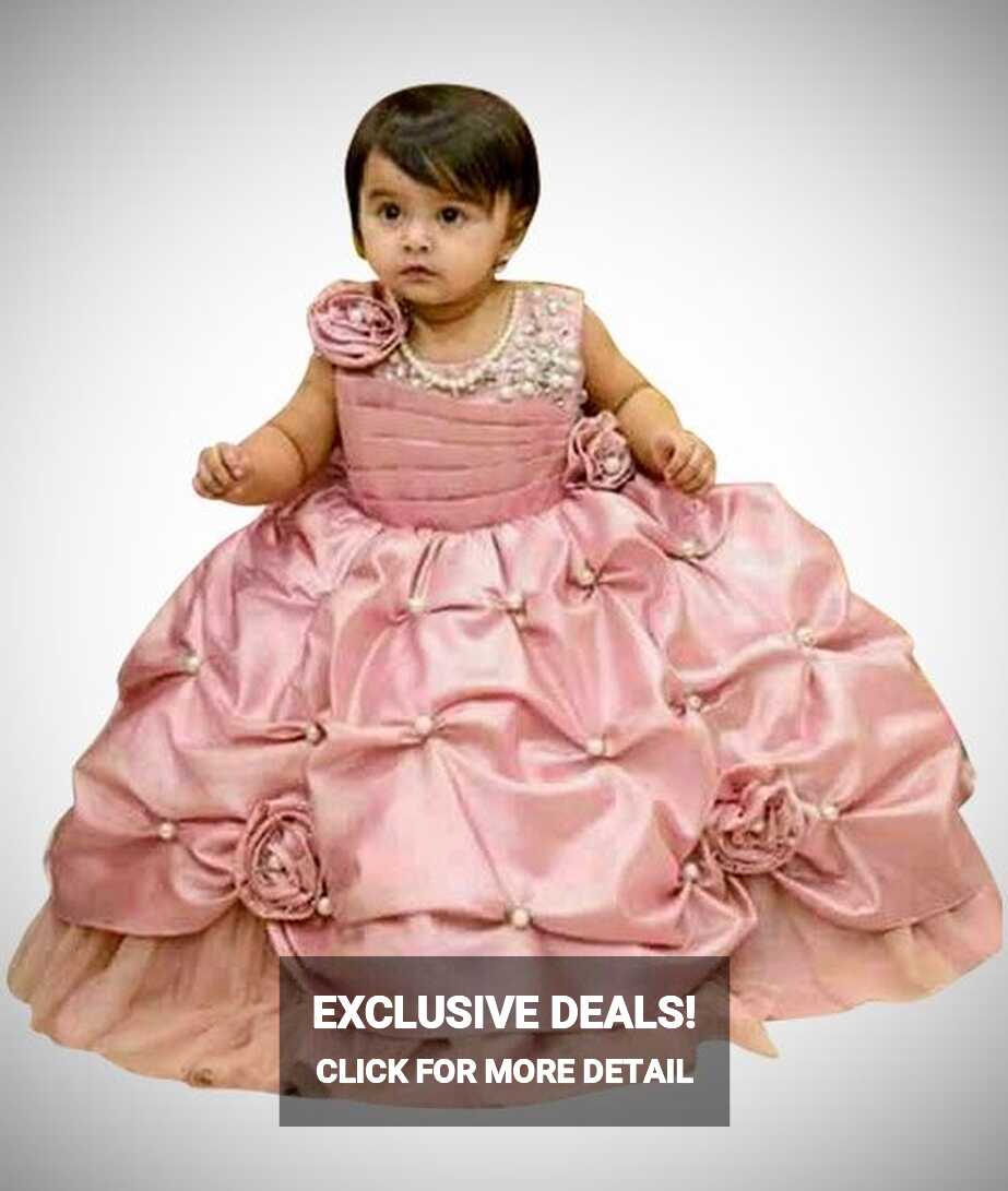 Beautiful long frock for baby girl