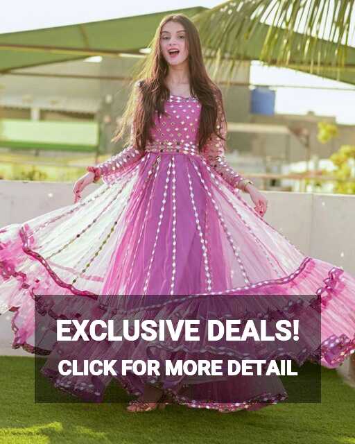 Beautiful pink color partywear gown buy now – Joshindia