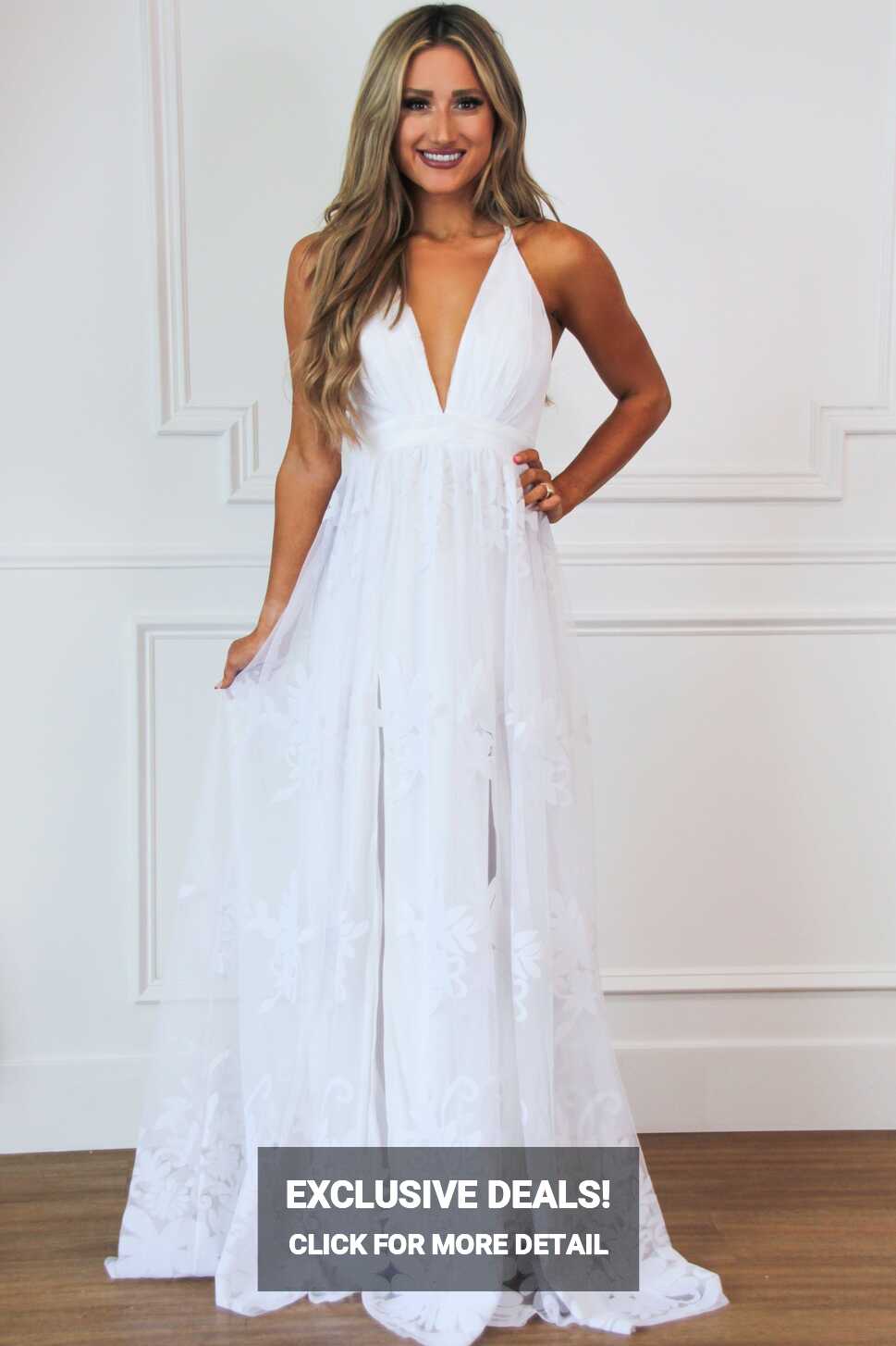 Bella and Bloom Boutique - RESTOCK: Here Comes the Bride Maxi ...