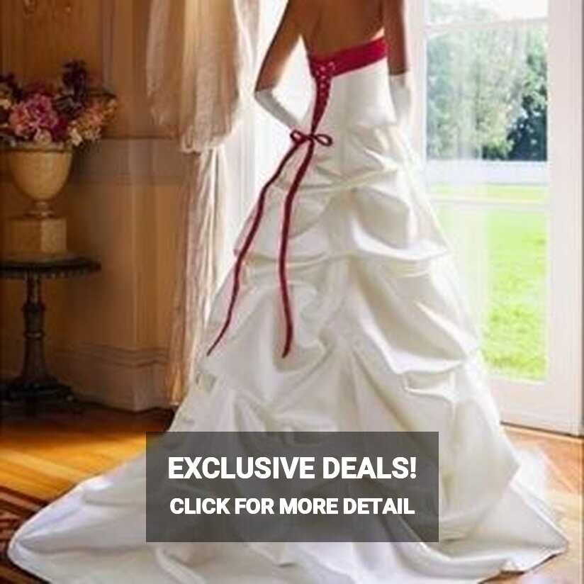 Best 25+ Deals for Red And White Wedding Dresses David&#39;s Bridal ...