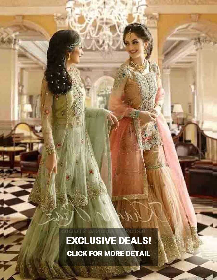 Best Wedding Peplum Dresses For Pakistani Brides In 2024-2025