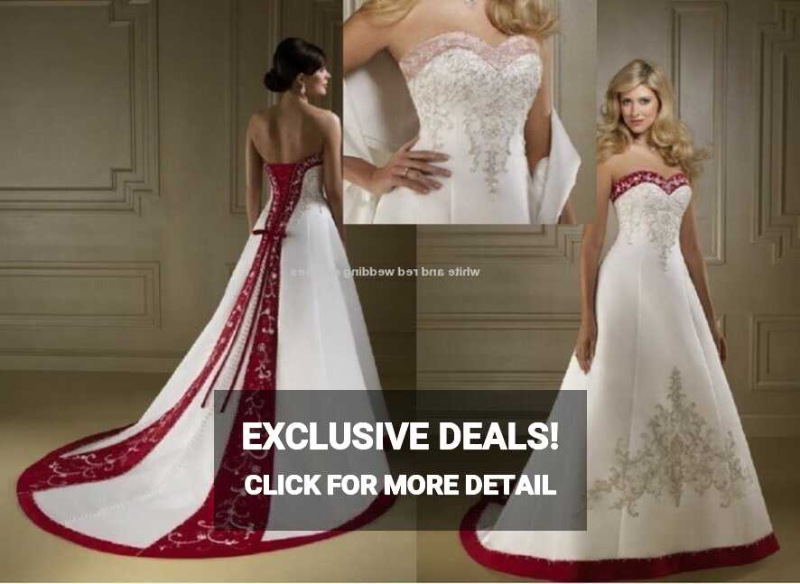 Best White and Red Wedding Dresses 2015 | Best Red Wedding Dress