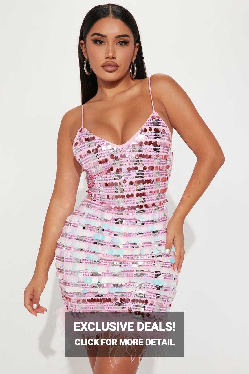 Birthday Girl Sequin Mini Dress - Pink | Fashion Nova, Dresses ...