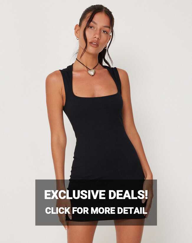 Black Bodycon Mini Dress | Jinsuen – motelrocks-com-eur