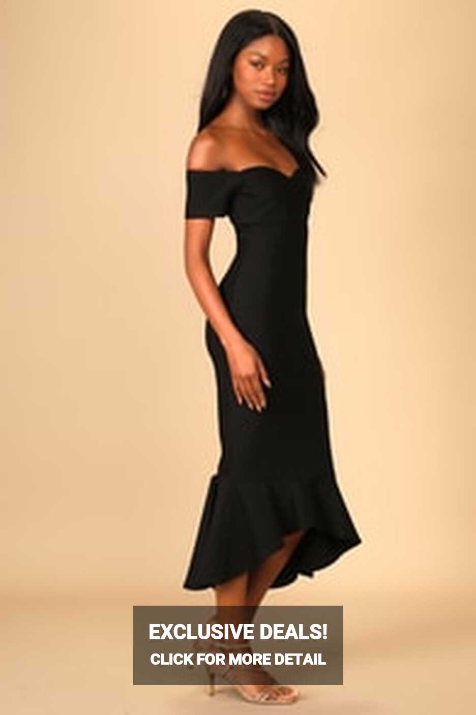 Black Cocktail Dresses - Lulus