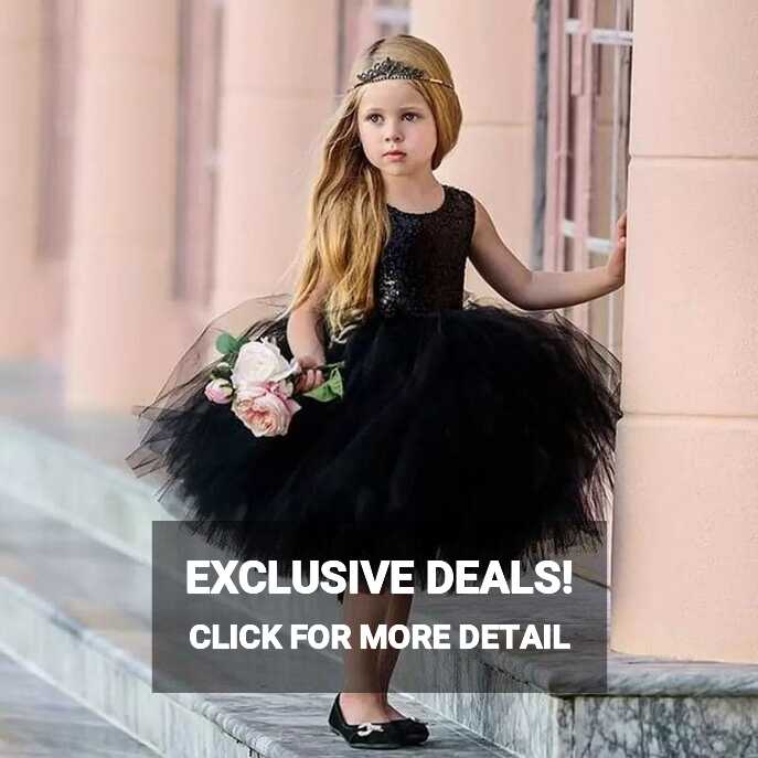 Black Fancy Frock For Girls