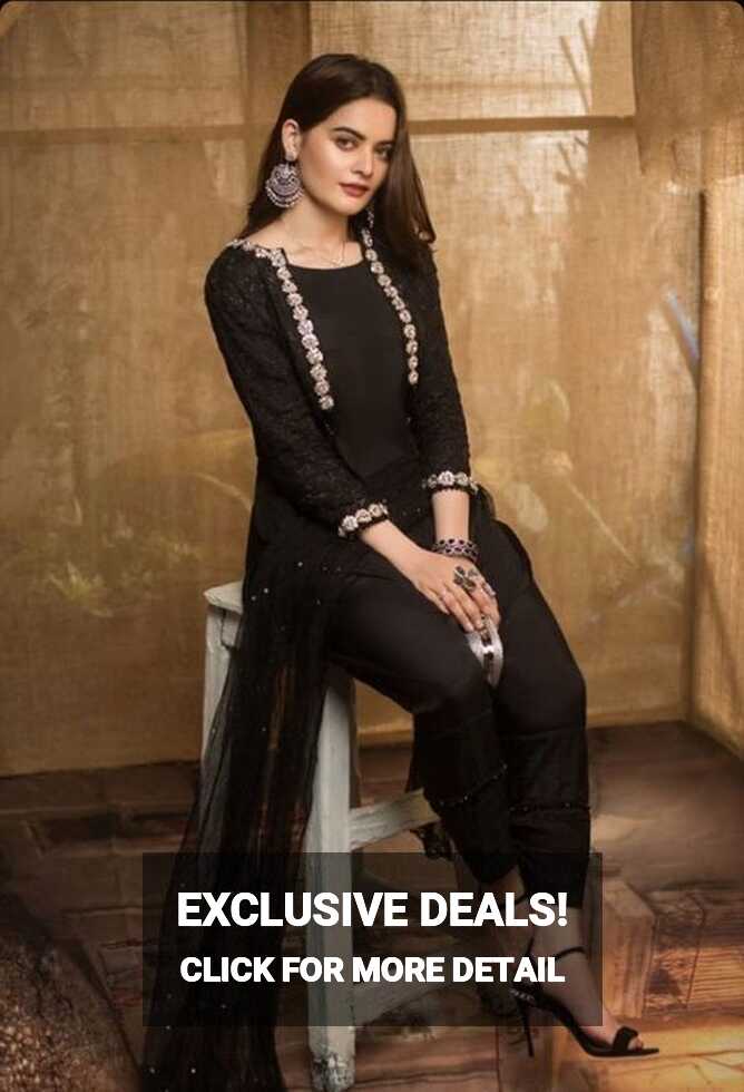 Black Kurti Designs New Pakistani Dresses Indian Cotton Suit ...