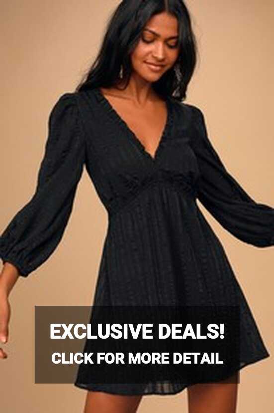 Black Long Sleeve Dresses for Women - Lulus