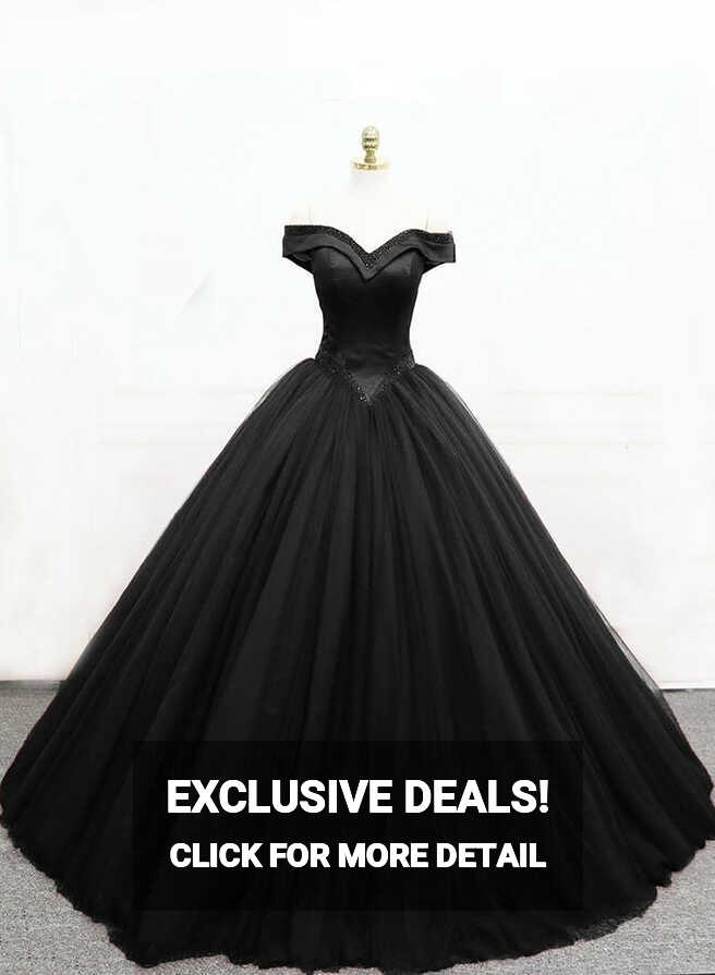 Black Princess Ball Gown Black Formal Dress on Luulla