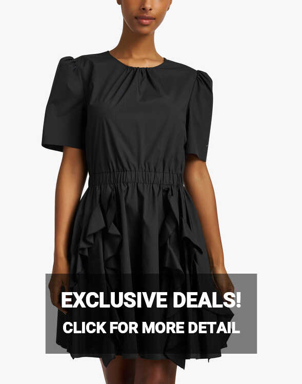 Black Ruffle Dress | Jason Wu